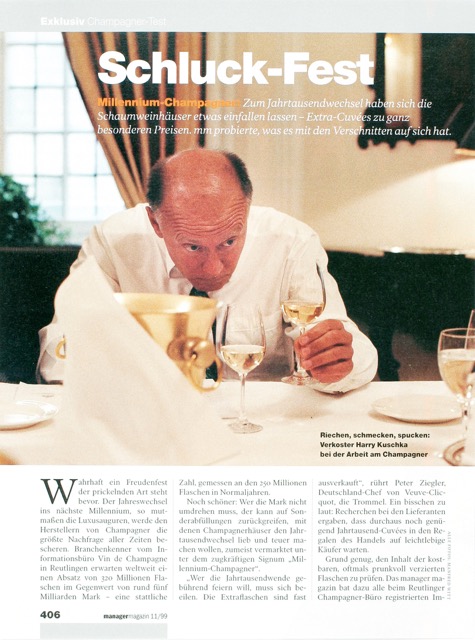 MANAGER MAGAZIN - Weintest